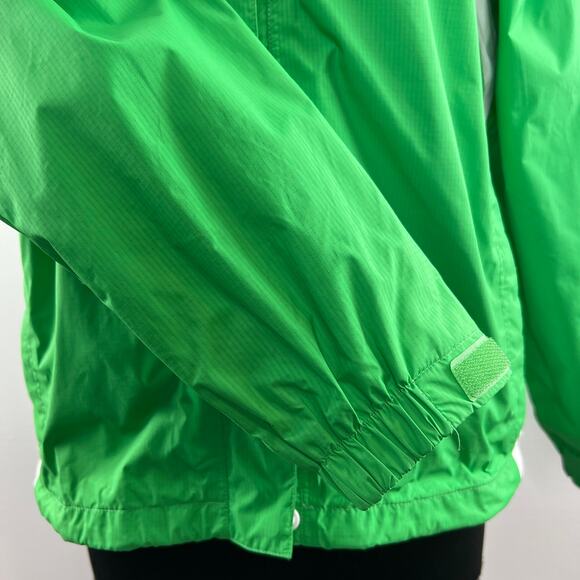 The North Face Green Abuk HyVent Full Zip Lightweight Rain Jacket Womens L - Picture 9 of 12